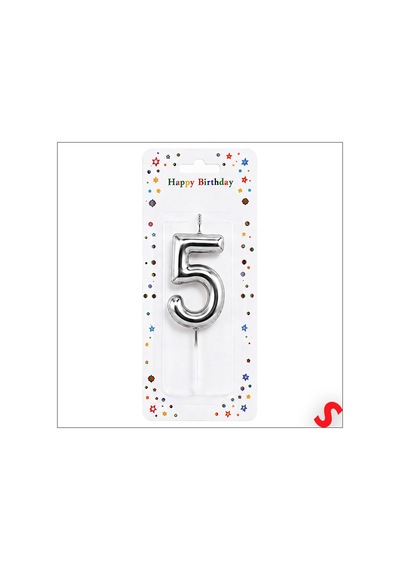 Mum - Rakam - Gümüş - 5