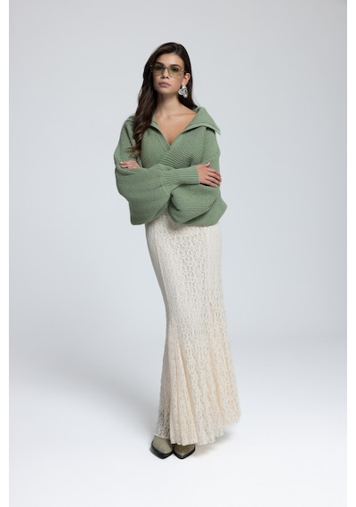 Mai Collection Mai Studios Co. Livia Çağla Yakalı Kazak Çağla