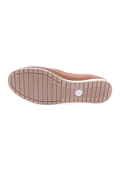 Dgn 503-1-22y Kadin Lazer Baslkili Comfort Ayakkabi Taba