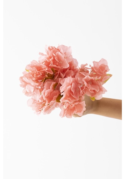 Yapay Ortanca Çiçeği 35 Cm 7 Dal Pembe