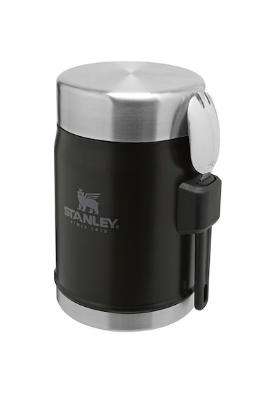 Stanley Klasik Kaşıklı Siyah 0.40 lt Çelik Yemek Termosu Çok Renkli