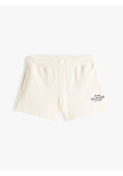 Tommy Hilfiger Reg Hılfıger Sweatshort Kadın Bej Şort - Ww0ww45518 Bej