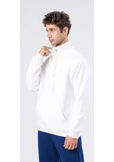 Coalcity Coal City Erkek Relaxed Fit Reglan Yarım Fermuarlı Kanguru Cepli Siyah Sweatshirt Beyaz Coalcity Coal City Erkek Relaxed Fit Reglan Yarım Fermuarlı Kanguru Cepli Siyah Sweatshirt Beyaz