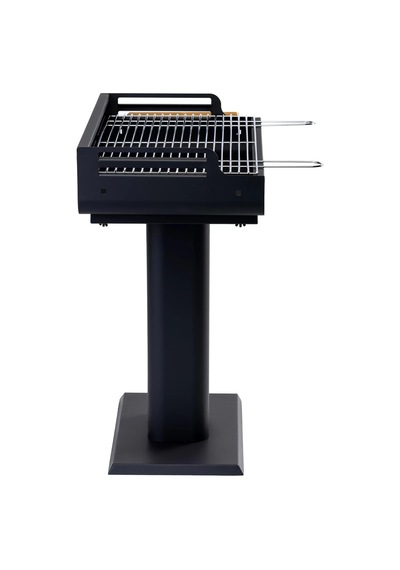 Mss Grill Çelik Izgara Mangal Ahşap Kömürlü 67x40 CM