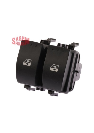 Sagem 500120 Cam Açma Düğmesi Clıo Iı Bbo 0220 Ön Sol Siyah Çiftli 8200060045