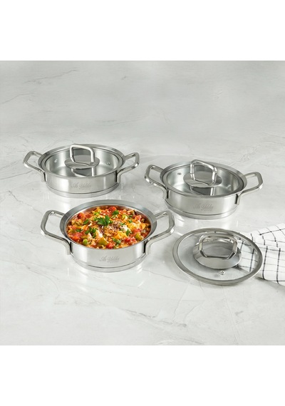 Aryıldız Chef Prestige 6 Parça Sahan Seti Çok Renkli