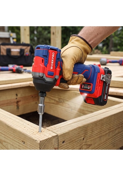Workpro Wp390105 20volt 230nm Kömürsüz Profesyonel Şarjlı Darbeli Tornavida Akü Dahil Değildir