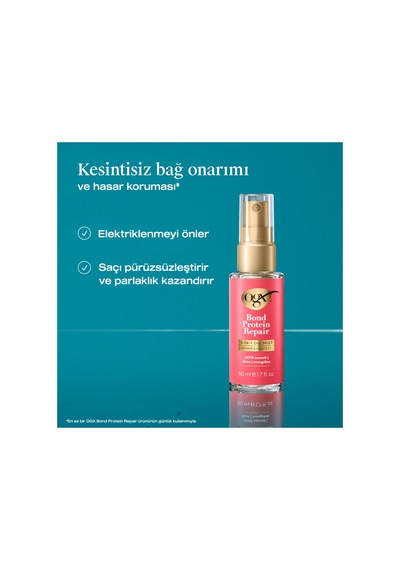 Bond Protein Repair 3 Etkili Yağ 50 Ml