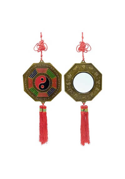 Çin Feng Shui Bagua Ayna 12x40 Cm