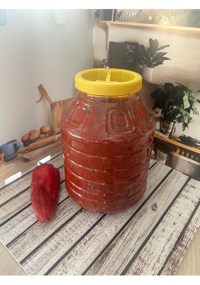 Tatlı Biber Salçası Köy Yapımı 10 Kg