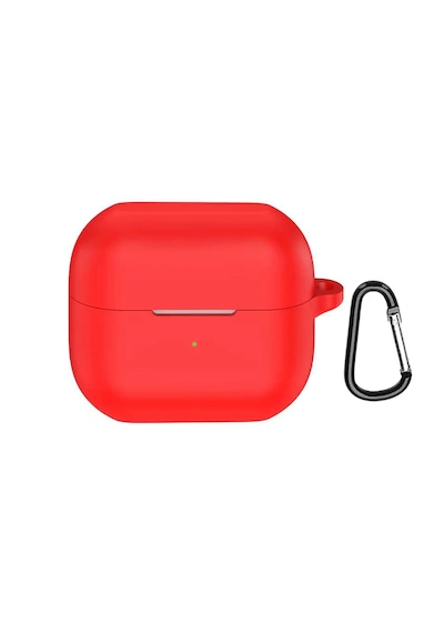 Forzacase Samsung Galaxy Buds 3 / 3 Pro İle Uyumlu Anahtar Askılıklı Bluetooth Kulaklık Kılıfı - Fc1123 Kırmızı