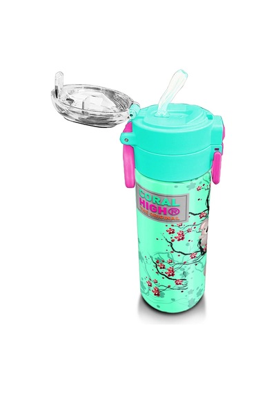 Coral High Kids Su Yeşili Koala Desenli Pipetli Ve Direkt İçim Çelik Termos 500 Ml 31927 Su Yeşili