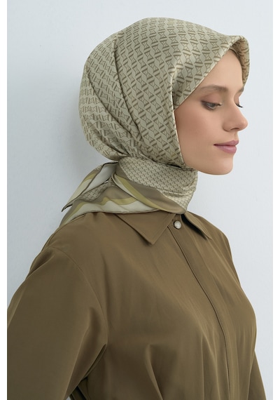 Armine Saf İpek Sura Eşarp-2026 İlkbahar-yaz- 950200d Yeşil