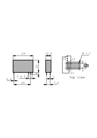 Finder 40.51.9.006.0000 6v 10a Dc Tek Kontak Minyatür Pcb Röle