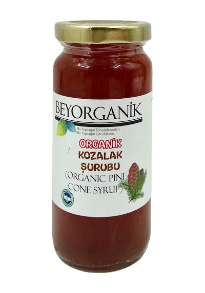 Organik Çam Kozalak Şurubu Şekersiz Kozalak Suyu 230 G