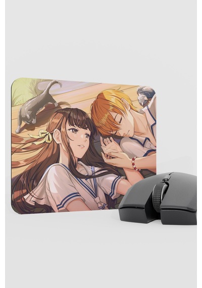 Fruits Basket Anime V3 - 22x18 Gaming Kauçuk Kaymaz Taban Mouse Pad Fare Altlığı