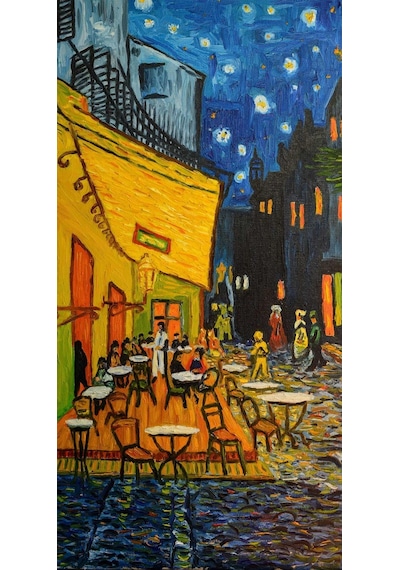 Kapı Giydirme Kapı Sticker Folyosu Cafe Terrace