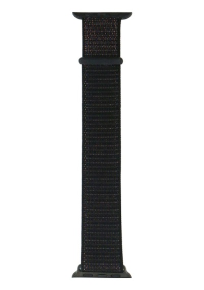 Apple Watch Uyumlu  38mm Kordon Band-03 Serisi Hasır Strap Kayış - Kırmızı-siyah