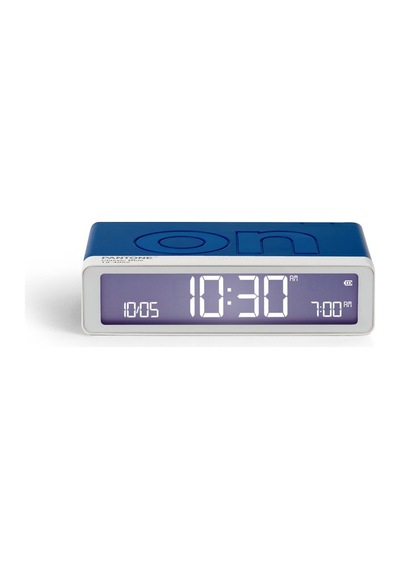 Lexon X Pantone Flip Klasik Şarj Edilebilir Alarm Saat Mavi