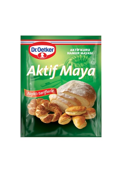 Dr. Oetker Aktif Kuru Maya 90g Poğaça Pide Börek Ekmek 4'li Avantaj Paketi - 4 Adet Tarı