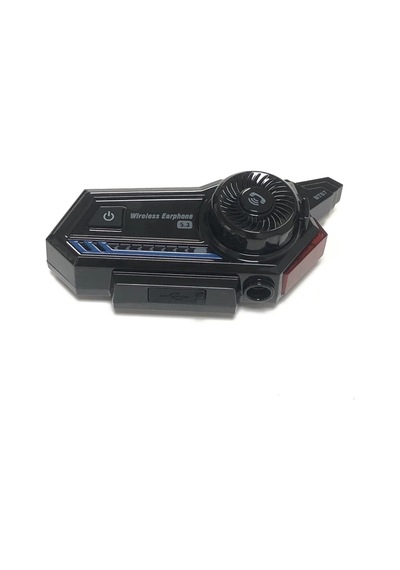 Bt57 Motorsiklet Kask Kulaklık Bluetooth 5.3 Motosiklet Kulaklığı Edr Ikaz Işık Modlu Intercom Kask Kulaklık Bt57 İnterkom Helmet Bluetooth Headset