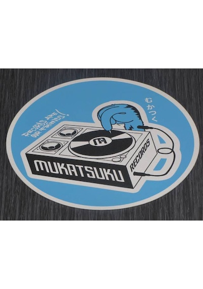 Baskılı Pikap Keçesi Slipmat Mukatsuku - Mavi