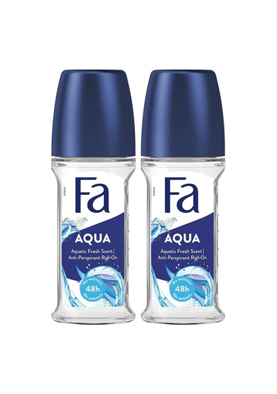 Fa Aqua Roll-on 50 Ml Okyanus Kokulu Kadın Roll-on 2li Paket