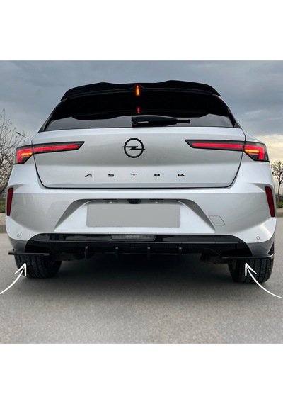 Opel Astra L Arka Flap Plastik Piano Black
