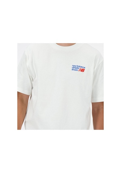 New Balance Mnt3434 Erkek Krem T-shirt - Mnt3434