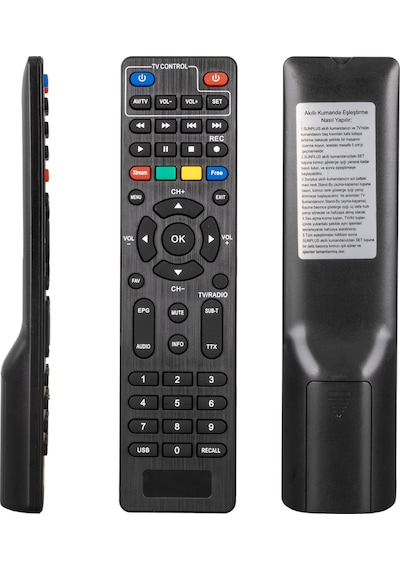 Ayt Sunplus Astra Falcon Full Hd Tv Uydu Alıcı Kumandası Uzaktan Kumanda