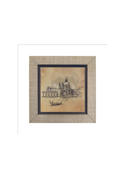 Venedik Görseli Baskılı Mdf Magnet 7x7 413