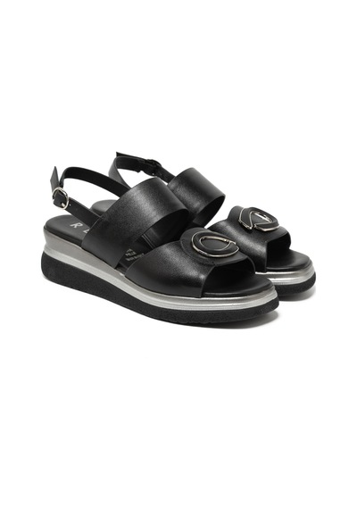 Black Sandalet Kadın Diğer 10221-e5 Repo Siyah