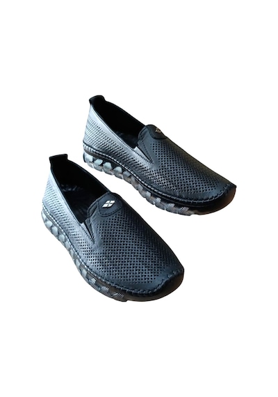 Castle Black 22385 Kadın Hakiki Deri Comfort Casual Ayakkabı Siyah Siyah