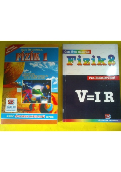 Fizik Cilt 1-2 Soru Bankası Öss-Öys Güvender Yayın. 1995- 1997 Ba