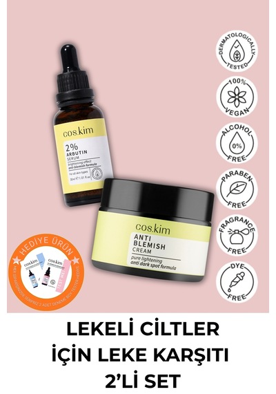 Cilt Tonu Eşitleyici, Gözenek Sıkılaştırıcı, Leke Azaltıcı Bakım Seti