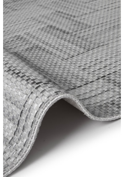 Decoser Hasır 8052 Gri Halı Kilim Kaymaz Taban Salon Mutfak Kesme Yolluk Gri