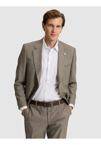 Pierre Cardin Açık Kahverengi Slim Fit Takım Elbise 50295825-vr002