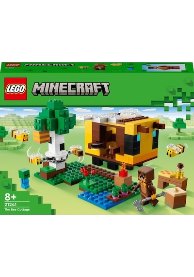 LEGO® Minecraft Arı Evi 21241 8+ Yaratıcı Oyuncak Yapım Seti - 254 Parça