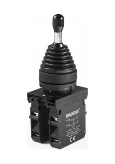 Emas Cp707dj41 Cp Serisi Plastik 2no+2no Joystick Dönüşlü 4 Pozisyonlu 22 Mm Buton