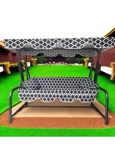 Lüks 3 Kişilik Bahçe Salıncağı Lüks Kumaşlı Karaçatı Desen 3 Kişilik Salıncak Büyük Salıncak Diğer Lüks 3 Kişilik Bahçe Salıncağı Lüks Kumaşlı Karaçatı Desen 3 Kişilik Salıncak Büyük Salıncak Diğer