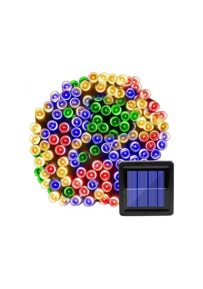 Technojet Solar 50 Ledli 7 Metre Bahçe Aydınlatma Dekorasyon Güneş Enerjili Led Rgb Işık Diğer