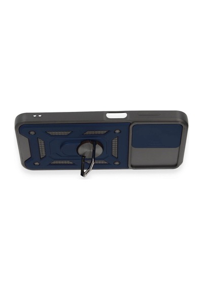 Samsung Galaxy M14 5g Kılıf Pars Lens Yüzüklü Silikon - Lacivert