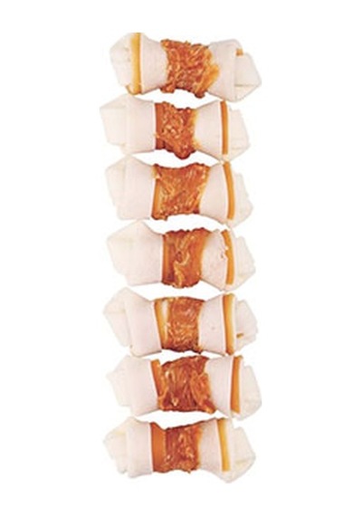 M-pets Trusty Extra Tavuklu Düğümlü Kemik Köpek Ödülü 7li 105 Gr 6,4 Cm 244-30029.01