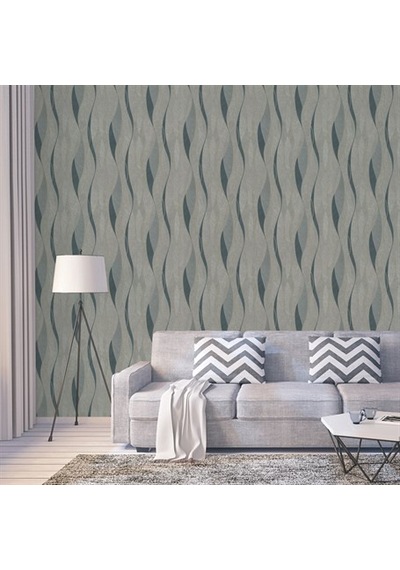 Duka Modern Mavi Desenli Duvar Kağıdı Dk.13171-3 16 M2