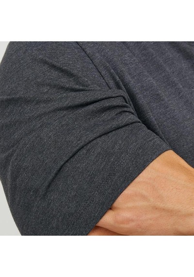 Jack & Jones Jack&jones Paulos Crew Neck Erkek Gri Yuvarlak Yaka Tişört