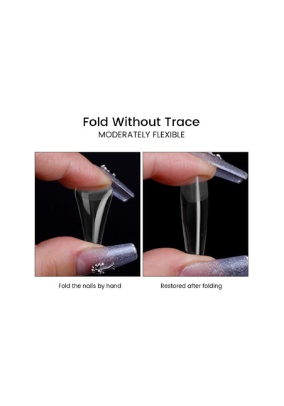 Yeni Nesil Jel Destekli Long Coffin Tips 550 Adet 55564-03