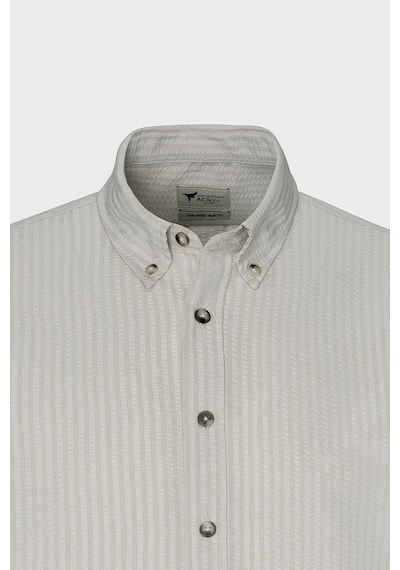 AC&Co / Altınyıldız Classics Erkek Bej Pamuklu Slim Fit Dar Kesim Düğmeli Yaka Gofre Desenli Gömlek Bej AC&Co / Altınyıldız Classics Erkek Bej Pamuklu Slim Fit Dar Kesim Düğmeli Yaka Gofre Desenli Gömlek Bej