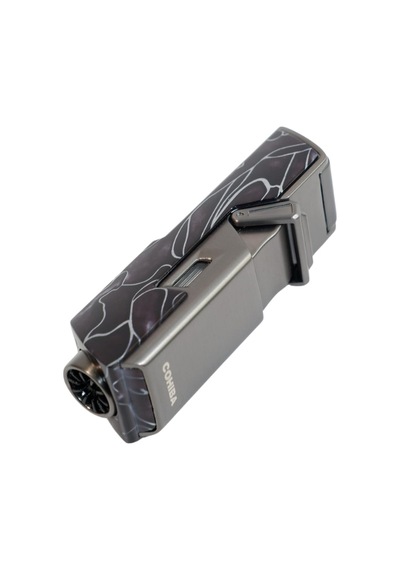 Cohiba Tek Torch Pürmüz Delici İğneli Desenli Metal Puro Çakmağı - Tr9592