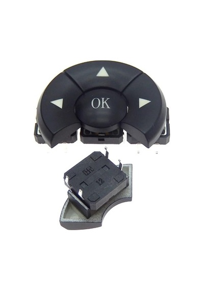 Devremarkt 4 Yön Ok 12x12mm Buton 1 Set Navigasyon 5 Buton 5 Başlık 4 Yön Tamam Anahtar Tuş Takımı Kumanda