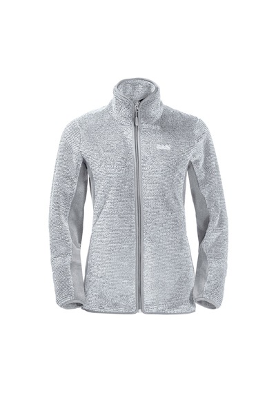 Jack Wolfskin Pıne Leaf Jacket Women Kadın Polar Ceket 1706751 Gri Gri